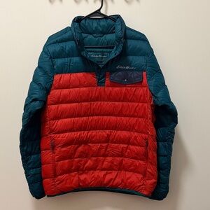 Eddie Bauer Men's Two-Tone Puffer Jacket